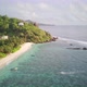 Beach at Seychelles aerial view - VideoHive Item for Sale