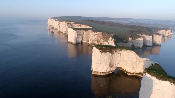 The Jurassic Coast, A Natural Coastal Feature of England from the Air