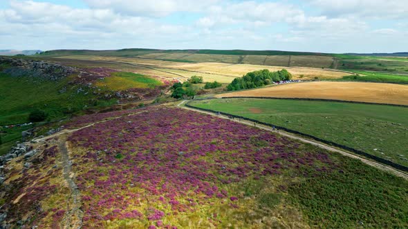 Peak District National Park  Aerial View  Travel Photography