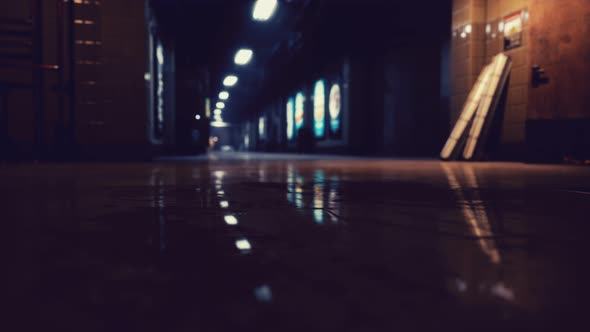 Empty Metro Station During the Coronavirus Covid19 Pandemic alt