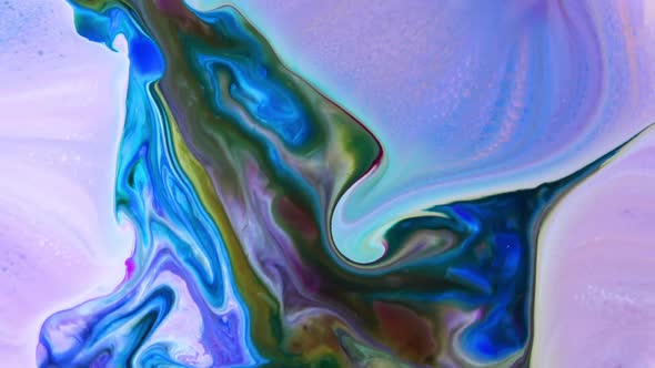 Abstract Colorful Sacral Liquid Waves Texture 624