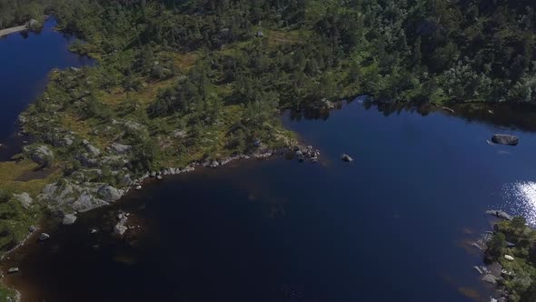 Aerial View of Beautiful Nature Norway