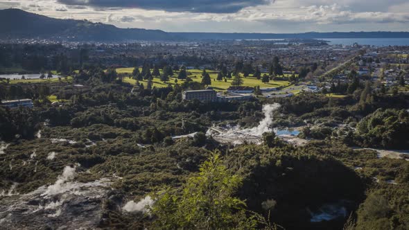 Rotorua New Zealand timelapse