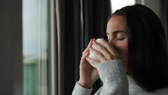 Young woman enjoying time off