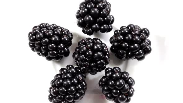 Rotating Ripe Blackberries 4