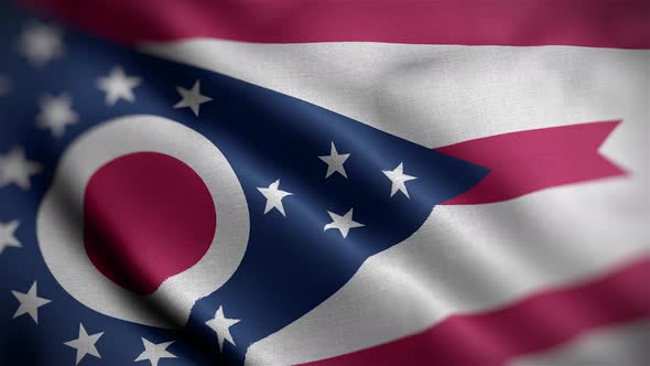 Ohio State Flag Angle