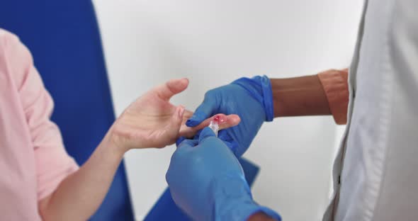 Finger Blood Test