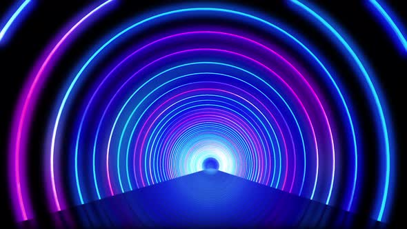 119 A4K Abstract VJ Motion Background || Neon Light Tunnel Free VJ Loops || 4K VJ Loops 2020