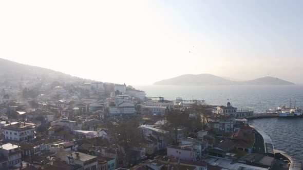 Istanbul Prince Islands Aerial View 