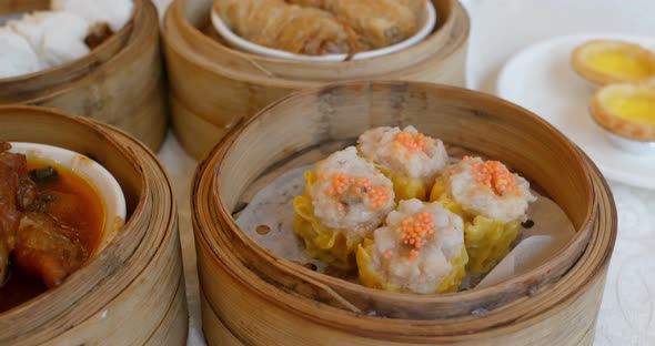 Chinese style restaurant dim sum 