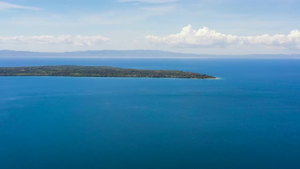 Blue Sea and Tropical Islands