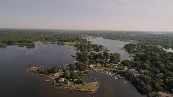 Houses near the water