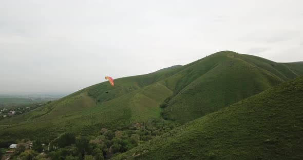 Paragliding in the Mountains