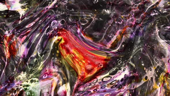 Abstract Background Water Paint Marble Liquid Animation