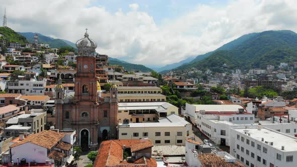 City municipality of puerto vallarta jalisco mexico picturesque town with colored facades