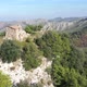 Aerial view of an abandoned hous on top af a hill in Italy - VideoHive Item for Sale