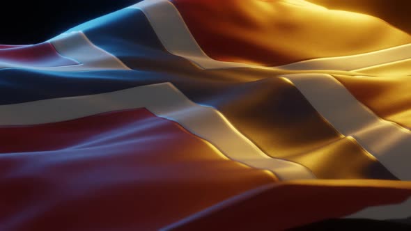 Norway - Stylized Flag