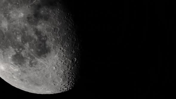 Moon Close-up. Planet Satellite.