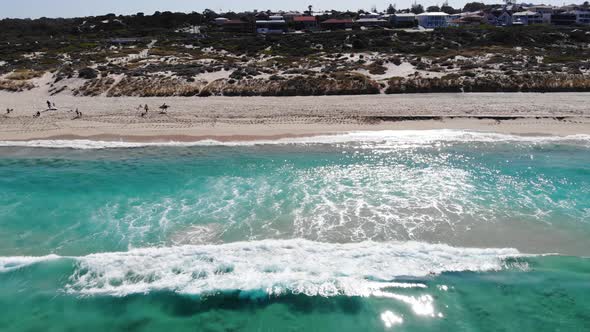 Aerial view of a Coastline in Australia