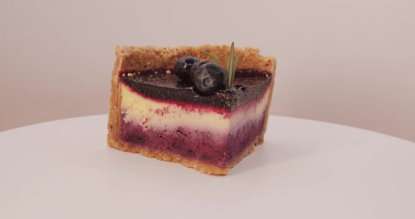 Piece Of Cake With Berries