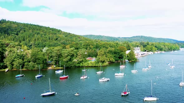 Windermere Lake District Aerial Drone Sc05