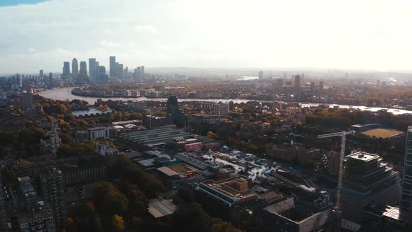 Aerial London View From Above