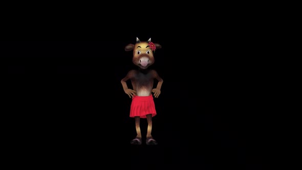 Cartoon Mrs. Moose Dance 6 alt