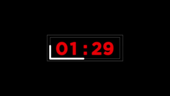 Countdown 2 Minutes, Two Min Digital Clock Timer
