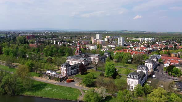 Philippsruhe Castle in Hanau, Hesse, Germany