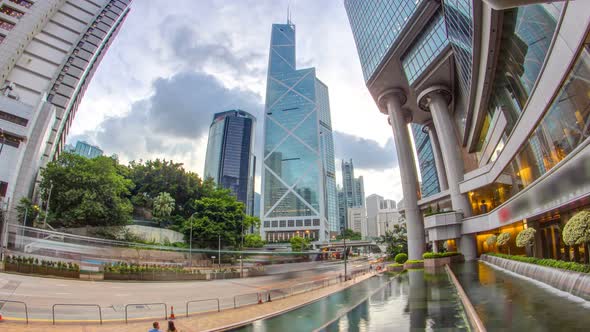 The Hong Kong Corporate Buildings Day Timelapse