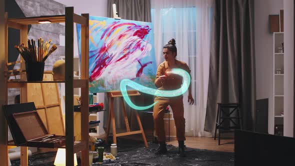 Painter Using Mixed Reality Concept