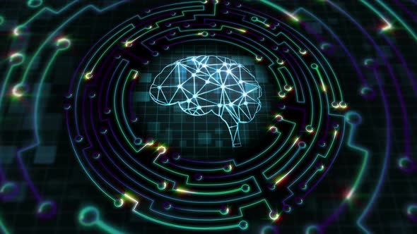 Brain Circuit Electronic Board  02 Hd alt