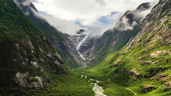 Beautiful Nature Norway Glacier Kjenndalsbreen