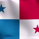 Seamless Loop 4K VDO. Panama national flag blowing in the wind isolated - VideoHive Item for Sale