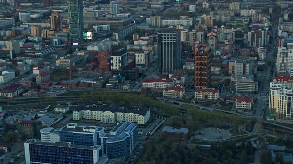 Aerial View of the City