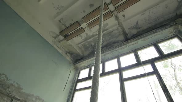 abandoned school gym in chernobyl