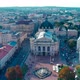 Aerial View Over The Church In Lviv City - VideoHive Item for Sale