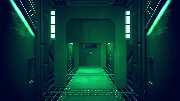 Dark Tunnel With Lanterns alt