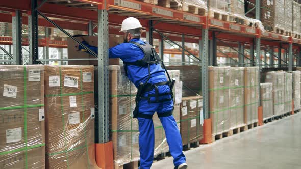 Storage Worker is Ergoskeleton is Displacing Packages
