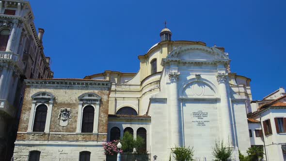 View of San Geremia Church, Boat Trip Down Grand Canal in Venice, Sightseeing