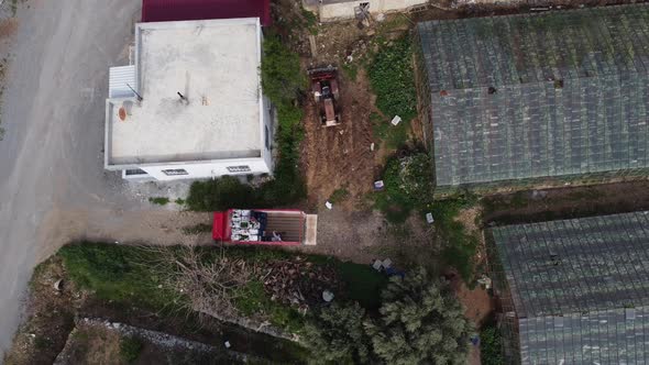 Truck Approaching Greenhouse