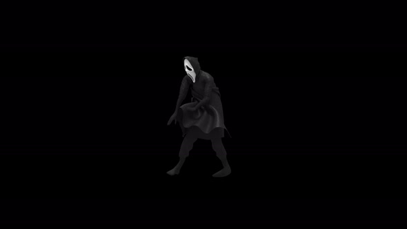 49 Ghost Halloween Dancing 4K