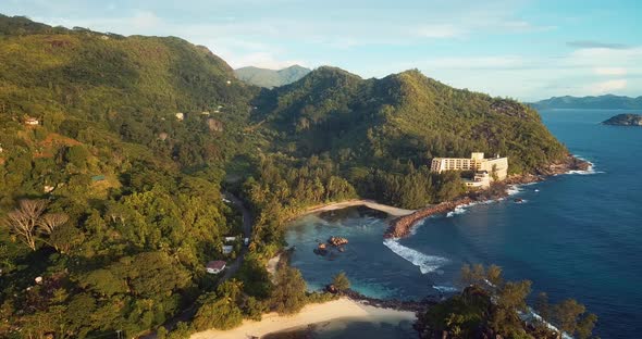 Mahe Seychelles Aerial