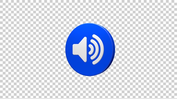 Volume Up Icon Rotating