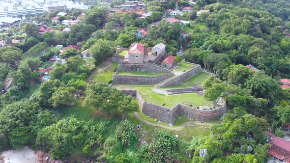 Sao Jose da Ponta Grossa, Historical fortresses (Florianopolis, Brazil)