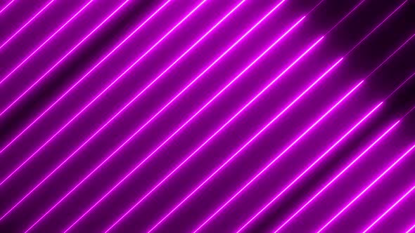 Seamless neon light line technology motion background. Vd 646