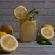Glass with natural lemon juice - VideoHive Item for Sale