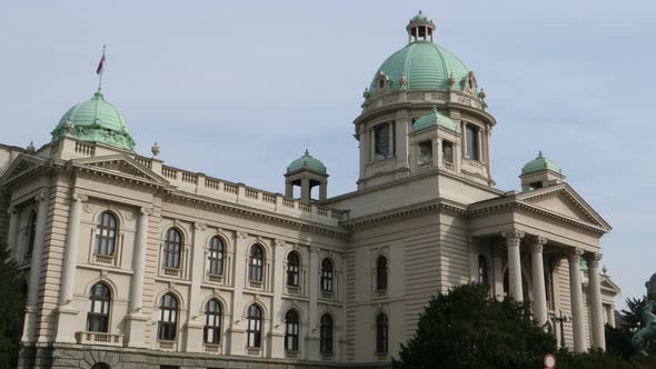 House of the National Assembly of Serbia (Serbian Parliament) in Belgrade