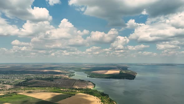 The Villages of Osokorivka and Novovorontsivka in the Kherson Region on the Banks of the Kakhovka