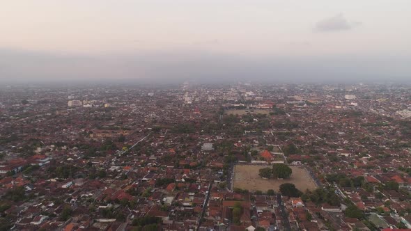 Aerial View Yogyakarta Indonesia